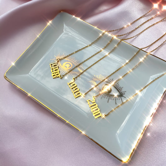 BIRTH YEAR NECKLACE