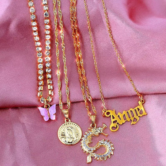 FALLEN ANGEL NECKLACE SET