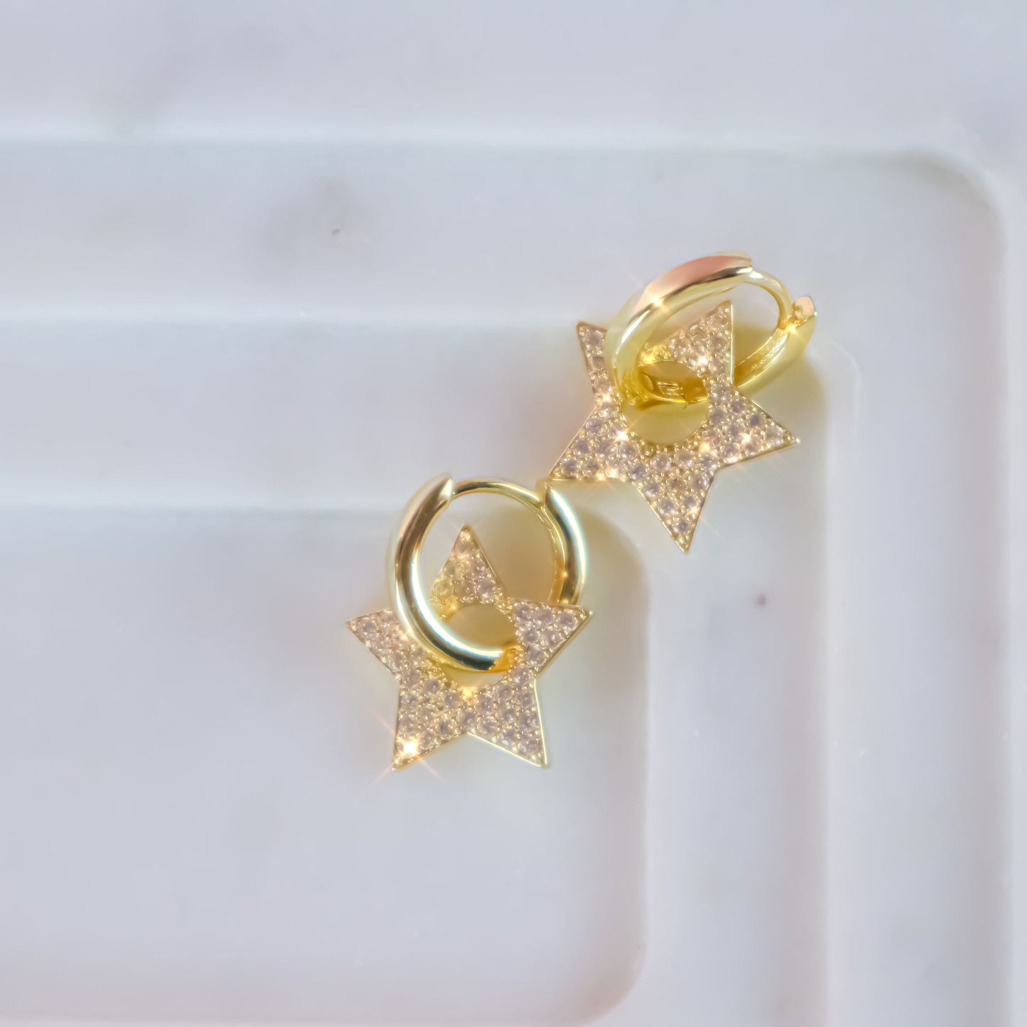 ASTRID CHARM HOOPS