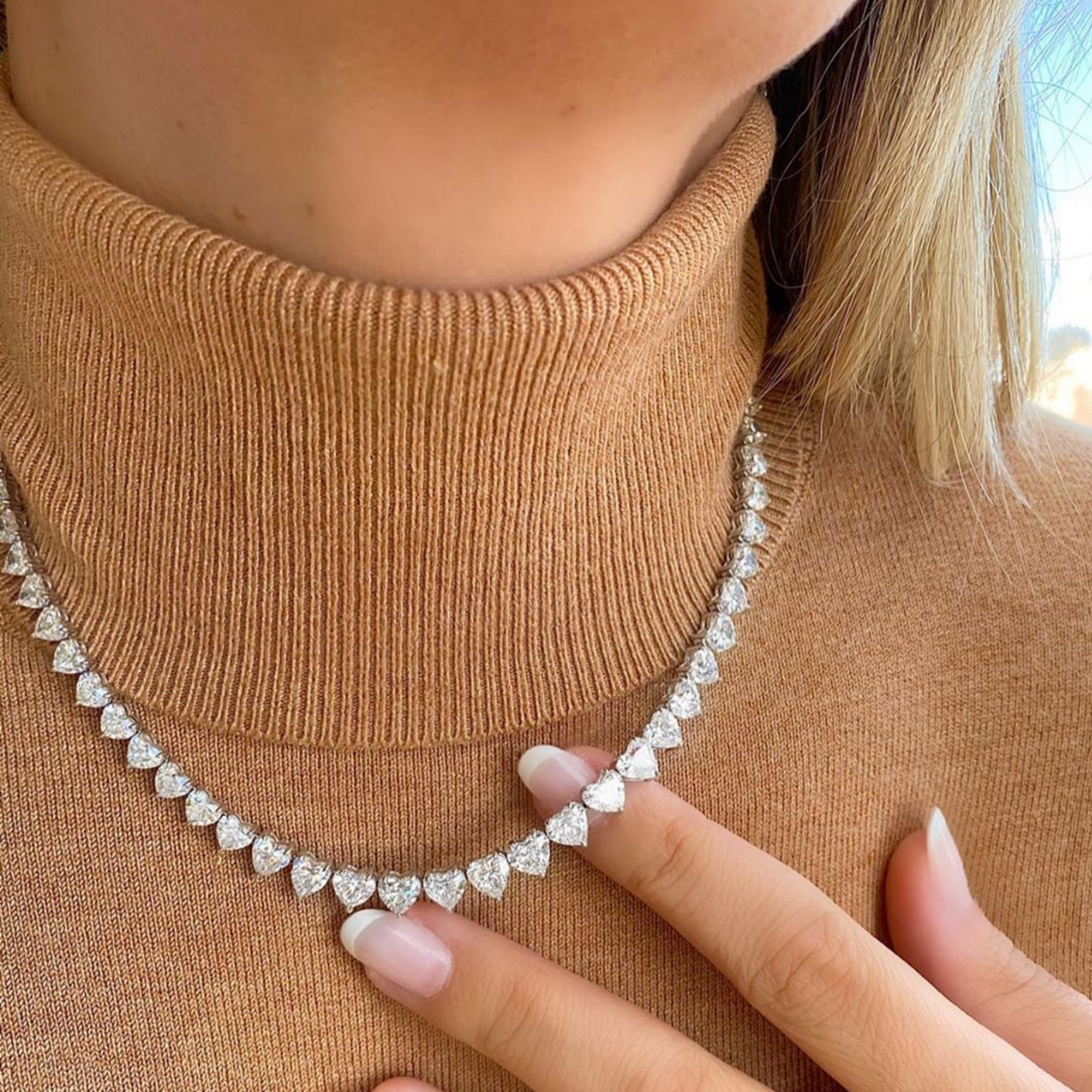 WITH LOVE DIAMOND NECKLACE