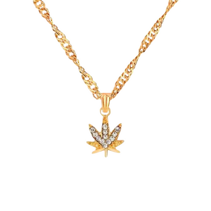 CANNABIS NECKLACE