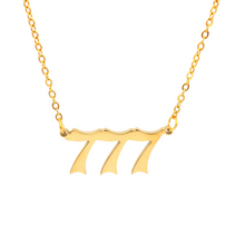 Load image into Gallery viewer, GOLD ANGEL NUMBERS NECKLACE
