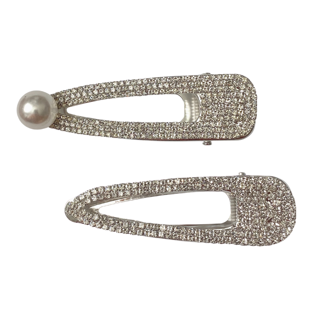 CRYSTAL HAIR CLIPS
