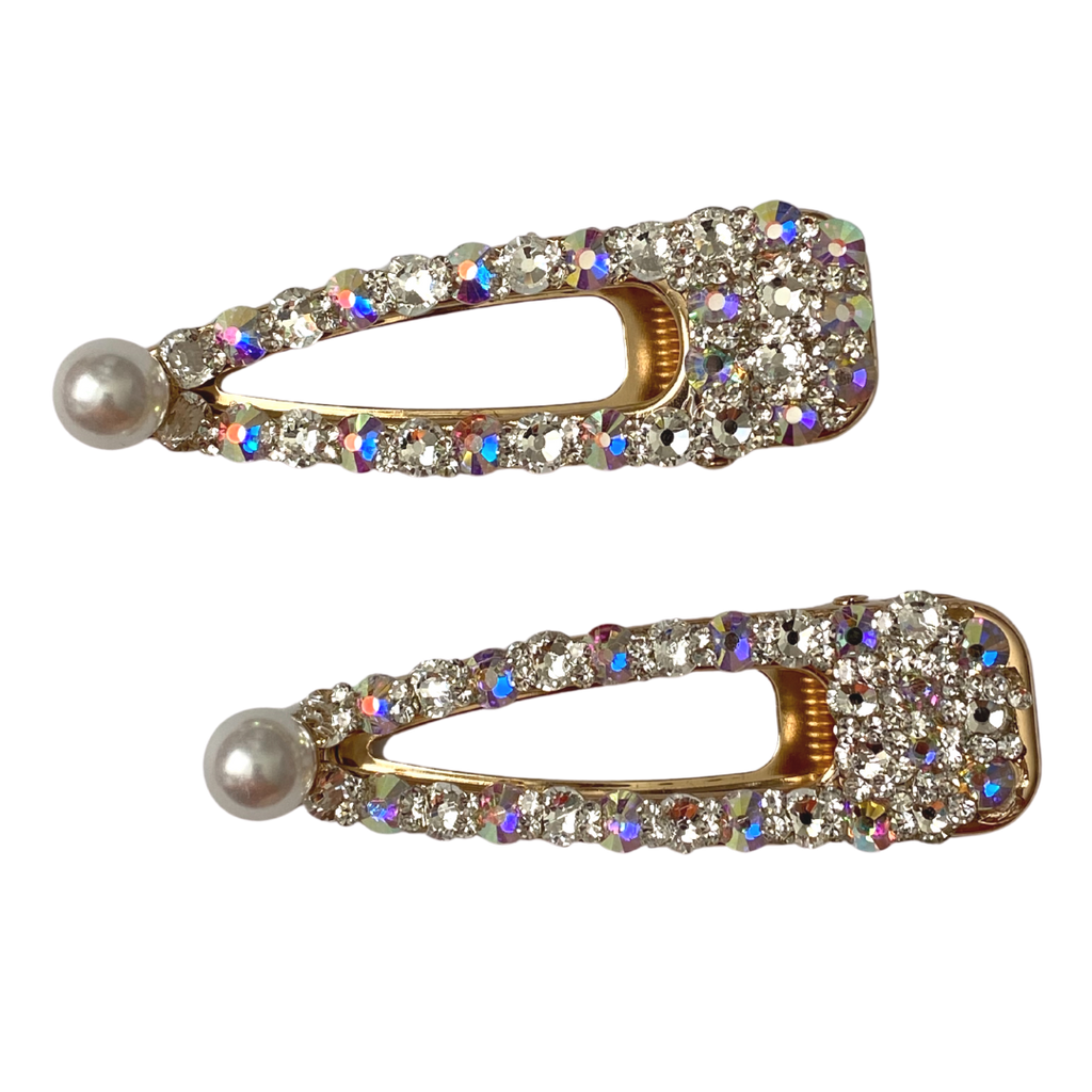 CRYSTAL HAIR CLIPS
