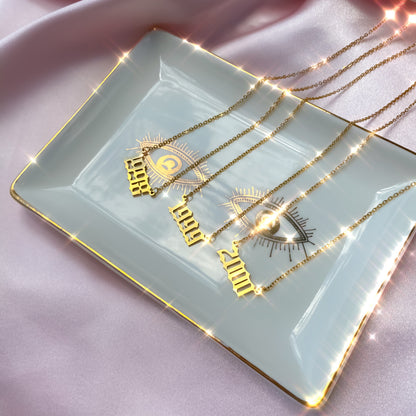 BIRTH YEAR NECKLACE
