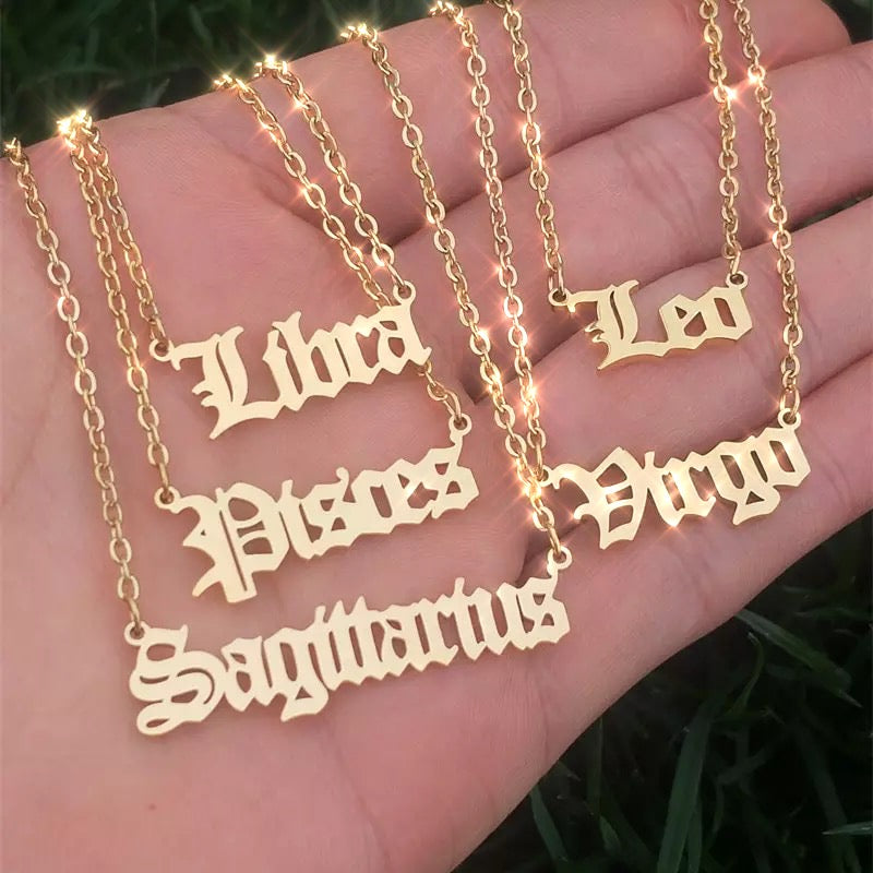 ZODIAC SIGN NECKLACE