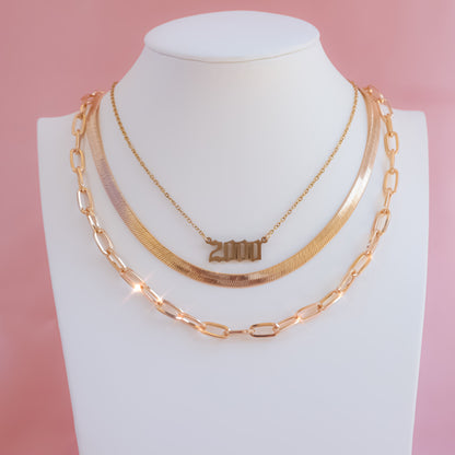 BIRTH YEAR NECKLACE