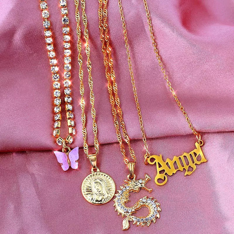 FALLEN ANGEL NECKLACE SET