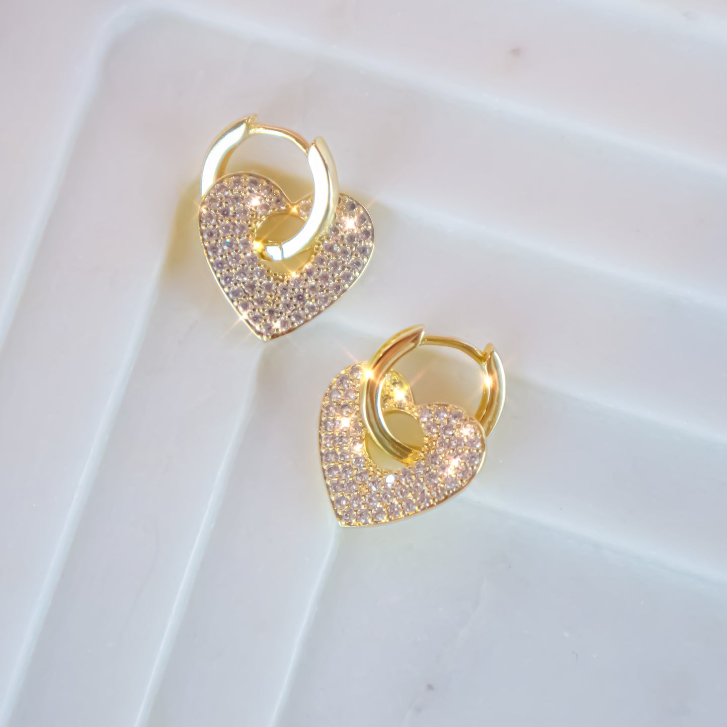 DRUNK IN LOVE CHARM HOOPS