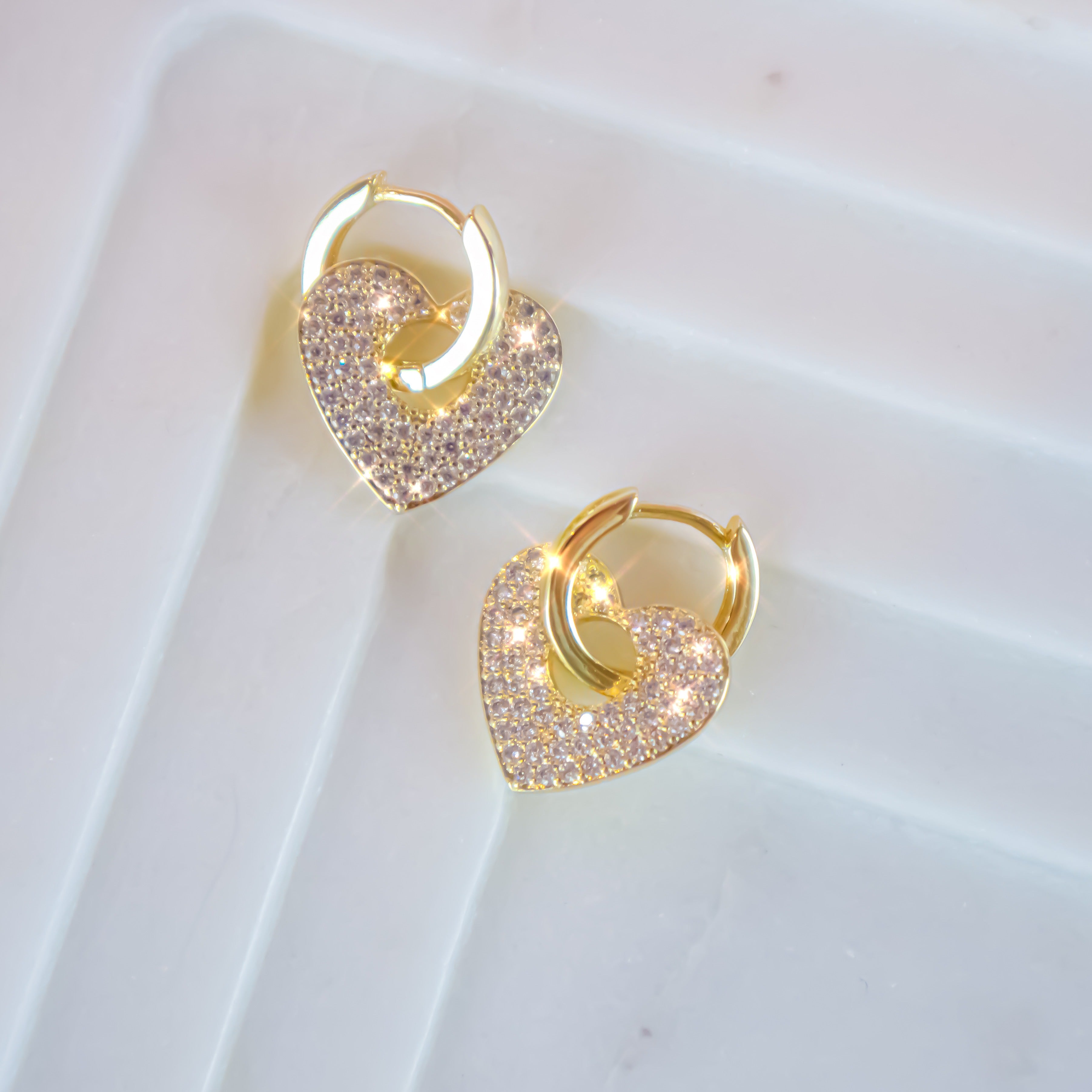 DRUNK IN LOVE CHARM HOOPS