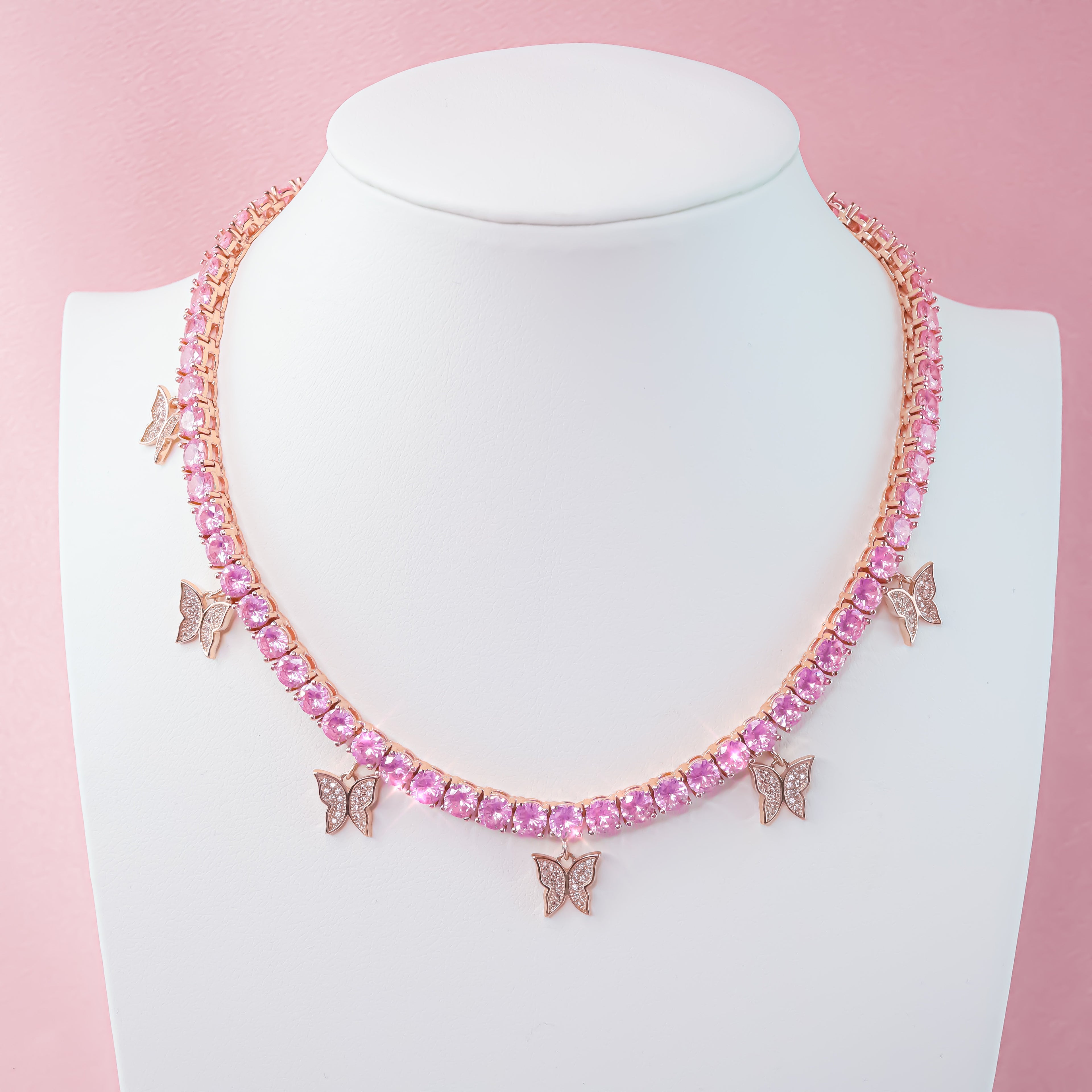 BUTTERFLY DIAMOND CHOKER