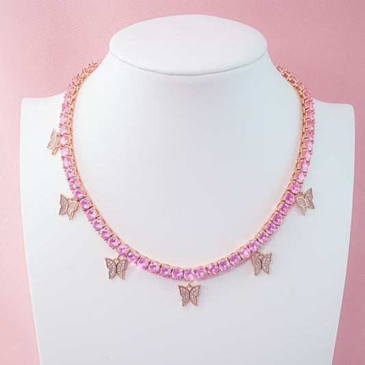 BUTTERFLY DIAMOND CHOKER