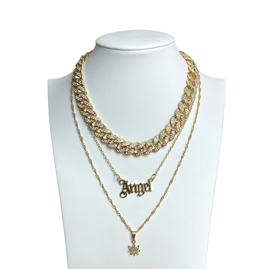 POT ANGEL NECKLACE SET